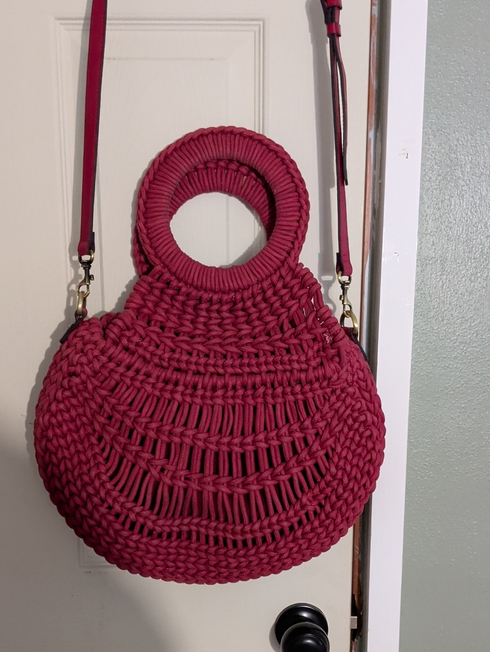 Patricia Nash Crochet Handbag 14x11